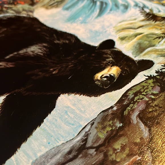 Vintage 1950's James L. Artig Tin Bear Tray - Picture 5 of 6